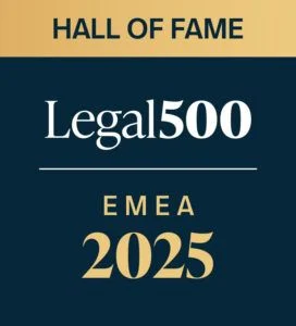 Legal 500 Hall of Fame 2025